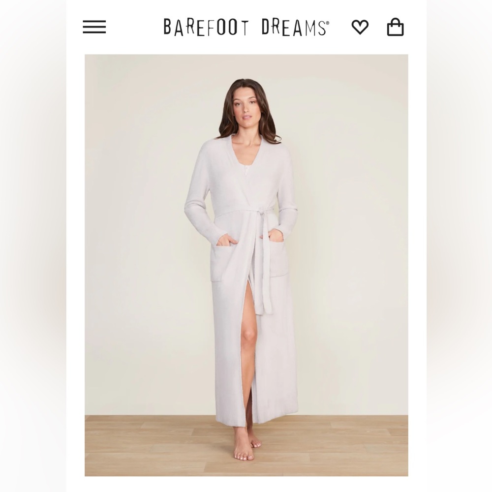 Barefoot Dreams CozyChic Lite Women’s Long Robe - new with out tags sz s/m